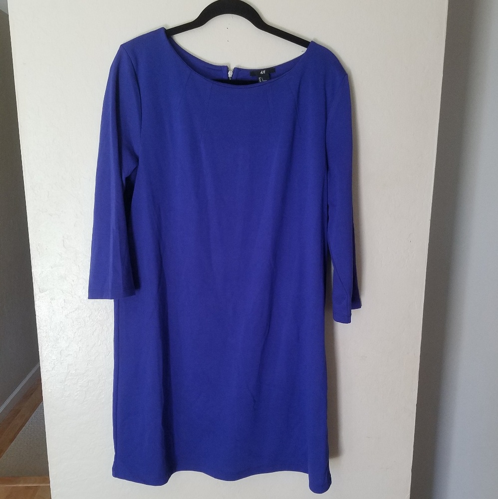 H&M Purple Long Sleeve Dress